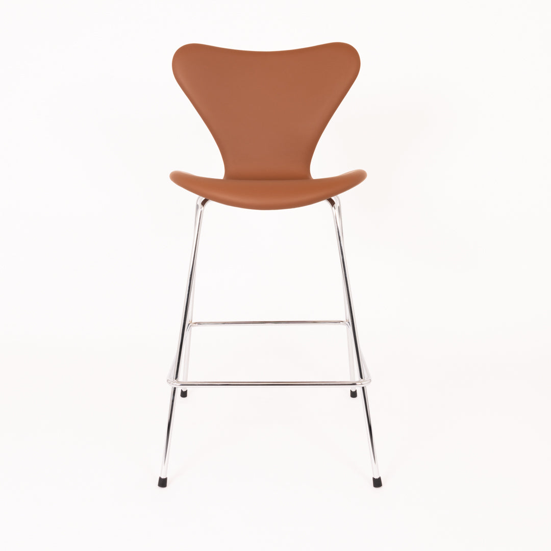 Arne Jacobsen 3187 barstol – Cognac Semi Anilin